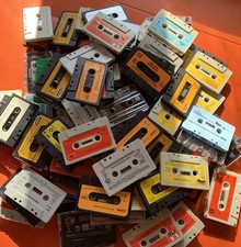 KASSETTEN MC KONVOLUT 120 STÜCK • OHNE HÜLLEN • VINTAGE GEMISCHT