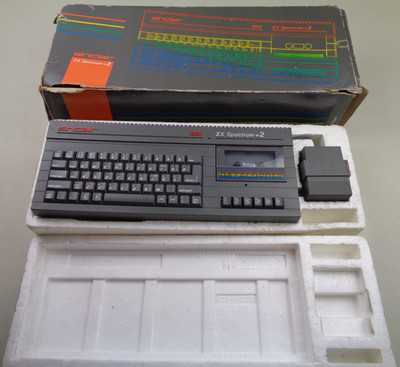 Sinclair ZX Spectrum+ 2 128K Computer Boxed getestet und funktionsfähig sehr guter Zustand
