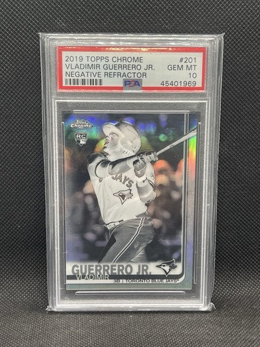 2019 Topps Chrome - Vladimir Guerrero Jr. #201 Negative Refractor (RC) PSA 10