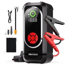 6000A Jump Starter with Air Compressor, Car Battery Jump Starter Portable