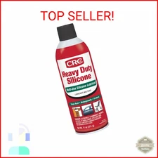 CRC Heavy Duty Silicone Lubricant, 11 Wt Oz, Clear Colorless Liquid