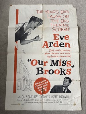 Our Miss Brooks (1956) Original US One Sheet Movie Poster