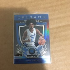 Coby White 2019 Panini Blue Prizm Draft Picks Crusade #61 Rookie RC