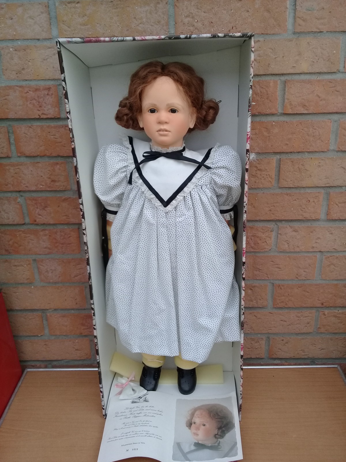 Poupée ancienne Ruth Treffeisen Véra 65cm un souvenir d'enfance numéroté de 1993