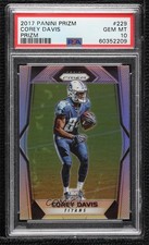 2017 Panini Prizm Rookies Silver Prizm Corey Davis #229 PSA 10 GEM MT 0b3