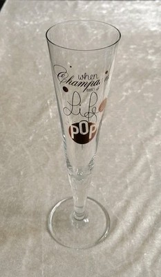 Ritzenhoff Champagnerglas mit Golddruck '' Veronique Jacquart ''