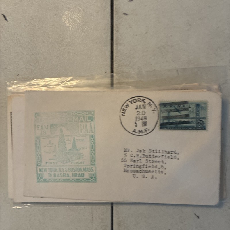 collection Of Us Covers Flight Space Coil Line Pair A Couple Addressed N443