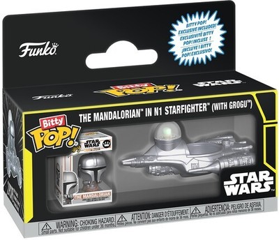 Funko Bitty POP!: Ride: Star Wars - The Mandalorian in N1 Starfighter (with Grog