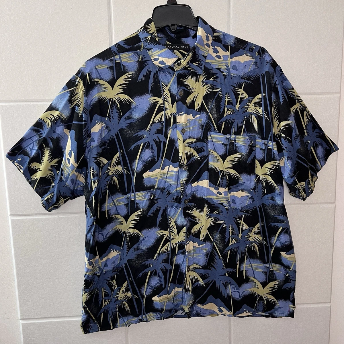 トップス NATURAL ISSUE Short Sleeve Shirt Natural Issue Short Sleeve Regular Size XL Casual Button-Down