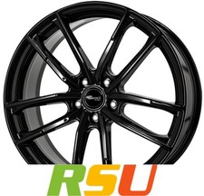 Brock B38 schwarz lackiert 8x18" ET45 LK5 108 ML 72.6 Alufelgen 18 Zoll