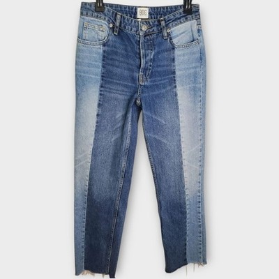 BDG Urban Outfitters Jessye Two-Tone Patchwork Jeans Blue Size 27