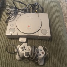 Sony PlayStation 1 PS1 Space Gray Console Gaming System SCPH-9001 Cords