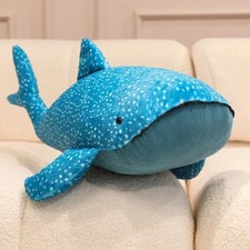 Whale Shark Plush Stuffed Animal Soft Ocean Sea Life Toy 2025 New