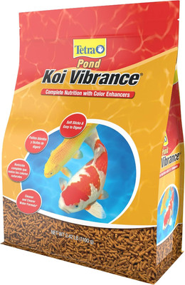 pond Koi Vibrance Soft Sticks, Floating Pond Fish Food for Koi Fish and Ornament