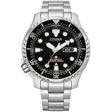 Citizen Promaster Marine Automatic Diver Men's Black Dial Watch NY0140-80E