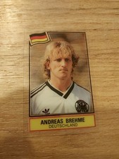 Panini Football Superstars Euro 1984 Plastikbild / Andreas Brehme Deutschland