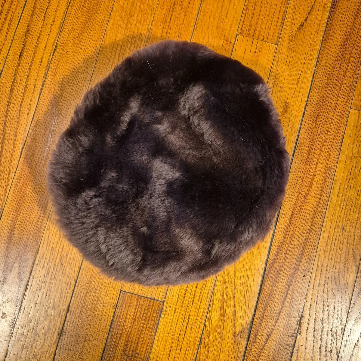 Vintage Peg Wolfington Brown Stripe Fur Womens Hat For International Women main image 3