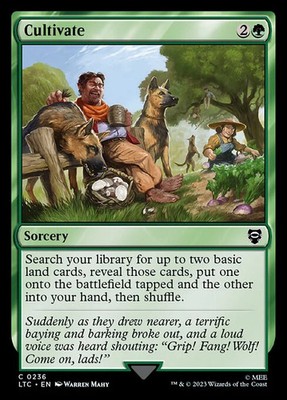 Magic/MTG Cultivate LTC-236 Common Englisch Excellent