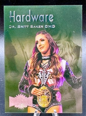 2022 Skybox Metal AEW HARDWARE Acetate Insert Card #HW-17 DR. BRITT BAKER DMD