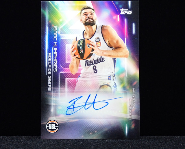 2025-26 Topps NBL Basketball Isaac Humphries Auto NBL Autographs NA-IH 36ers