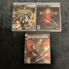 Dragons Crown + Diablo III +Untold Legends Dark Kingdom, PlayStation 3 CIB