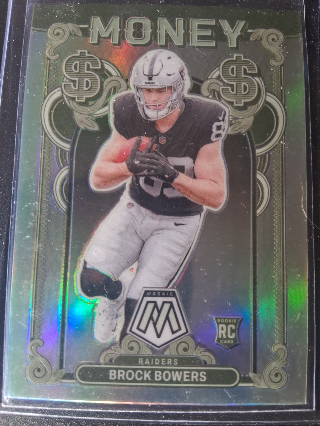 2024 Panini Mosaic #6 Brock Bowers Money Case Hit Rookie RC SSP Raiders - NM-MT