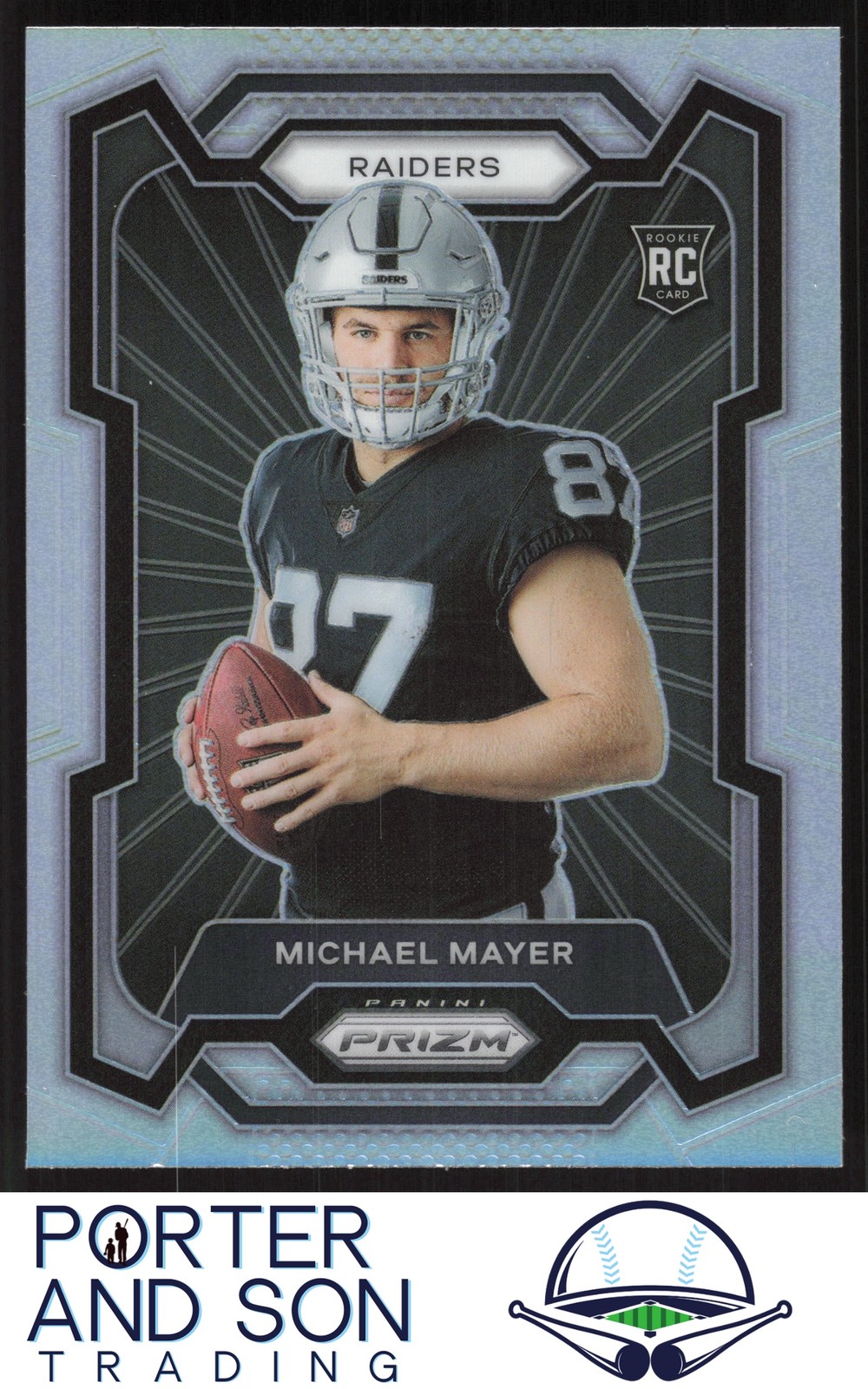Michael Mayer Rookie Variations Silver 2023 Panini Prizm #316 Raiders