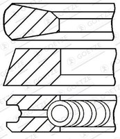 Goetze Engine Kolbenringsatz 08-744600-00