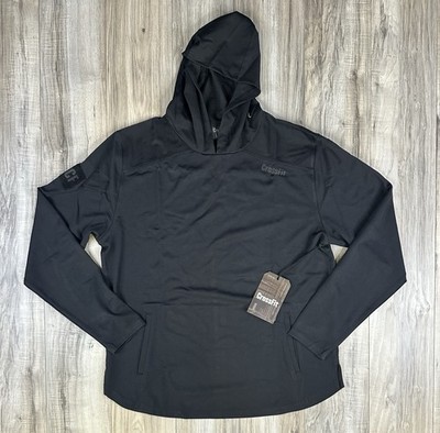 CrossFit CoreTech Performance Hoodie Black Men s Size Large Workout Gym NEW