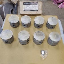 Usa 39-53 Flathead Ford 239 V8 Engine Piston Set Federal Mogul 1003p 0.100 Over