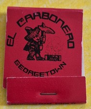 Vintage Unstruck Matchbook El Carbonero Mexic...