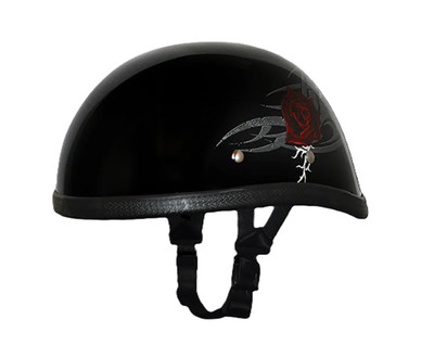 Daytona Eagle Novelty Half Helmet [not D.O.T] Rose - XS