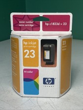 HP 23 Tri-Color Genuine Printer Ink Cartridge New Sealed