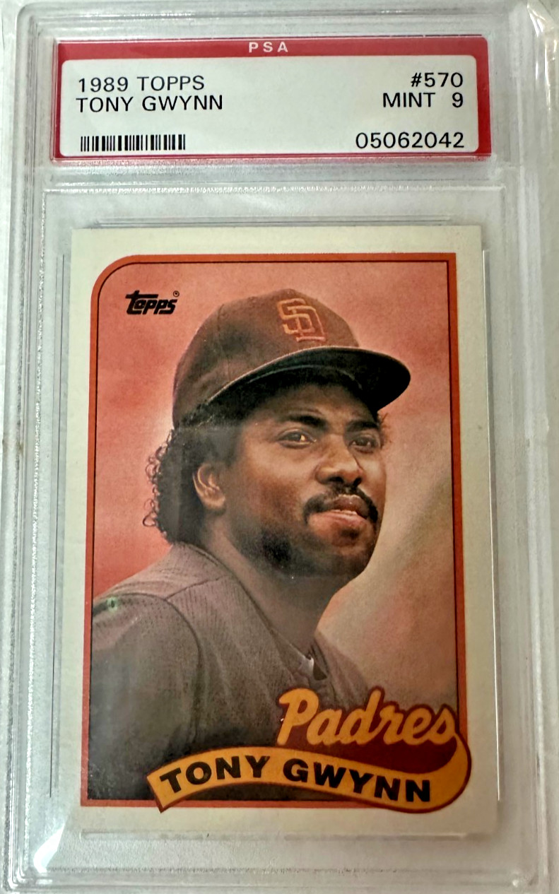 1989 Topps - Tony Gwynn #570 PSA 9