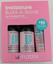Matrix Insta Cure Build-A-Bond Mini Set Damaged Hair: Shampoo/Conditioner/Mask