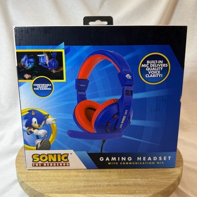 Sakar International Sonic The Hedgehog Gaming Headset with Communication Mic