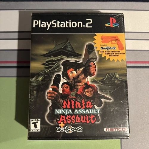 Ninja Assault Big Box w/GunCon 2 - PlayStation 2 (New, Sealed)