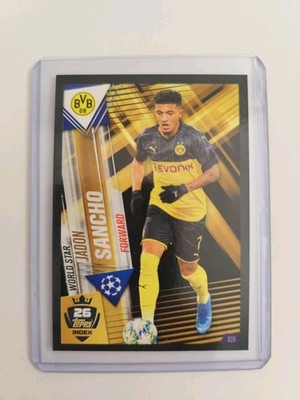 Match Attax 101 19/20 Jadon Sancho World Star W26 S26 Borussia Dortmund 2019
