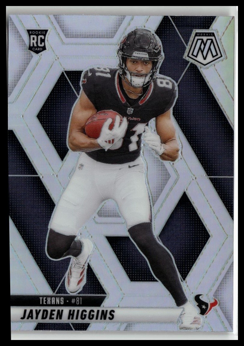 2025 Panini Mosaic #346 Jayden Higgins Silver