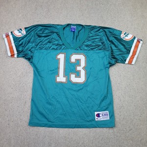 Vintage 90s Champion Miami Dolphins Dan Marino Football Jersey Youth XL NFL