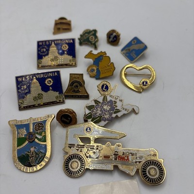 Lions Club Pins - WEST VIRGINIA STATE & PIN TRADERS PINS