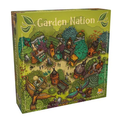 Garden Nation Board Game .. Nature Themed Area Majority