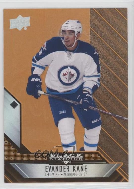 2014-15 Upper Deck Black Diamond Orange Evander Kane #14 x6g