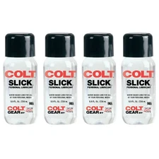 4x Colt Slick Personal Lubricant Water Based Massage Lube Body Glide 8.9 Oz