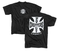 West Coast Chopper 2 Sides Graphic Black T-shirt