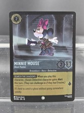 Disney Lorcana Minnie Mouse - Ghost Hunter 181/204 Whispers in the Well CM Foil