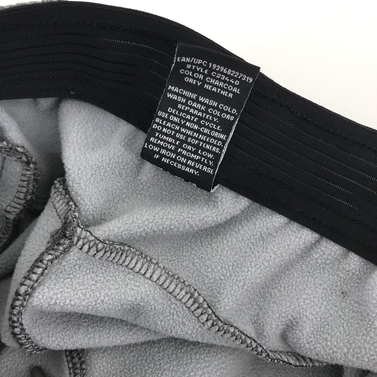 Members Mark Luxe Jogger Men's m Medium Gray Spec Sweatpants Tapered Leg Stretch View 6