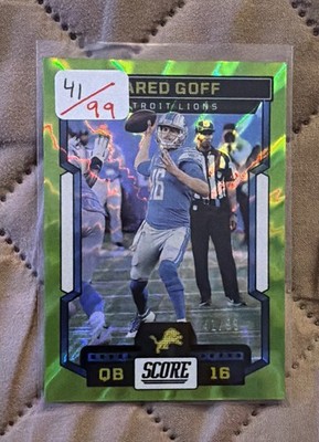 2023 Score - Jared Goff #79 Electric /99