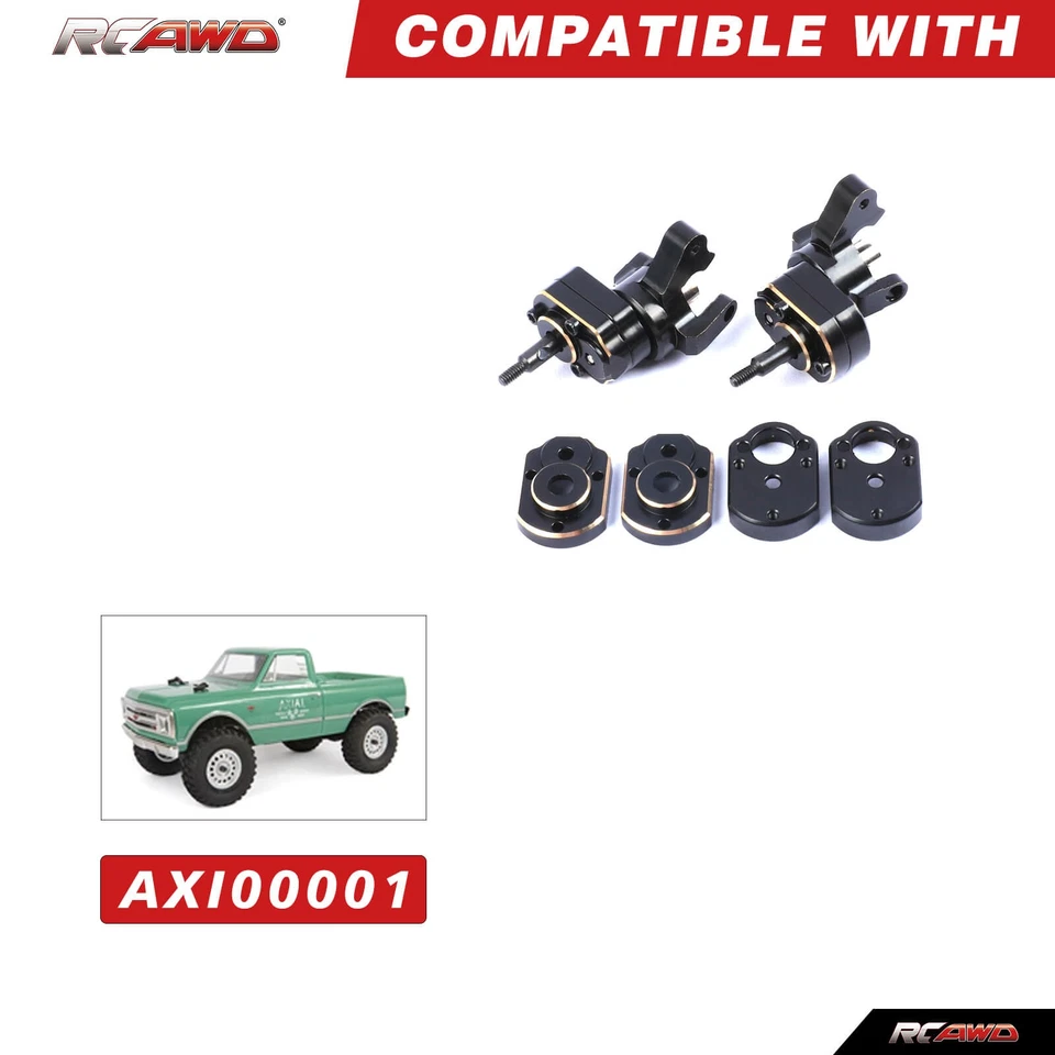 Kit de upgrade de eixo original para eixo de portal para peças de upgrade axial 1/24 SCX24 - Imagem 4 de 4