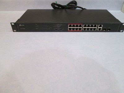 TP-LINK TLSL1218MP Ethernet Switch Rack 100Mbps 16 Ports